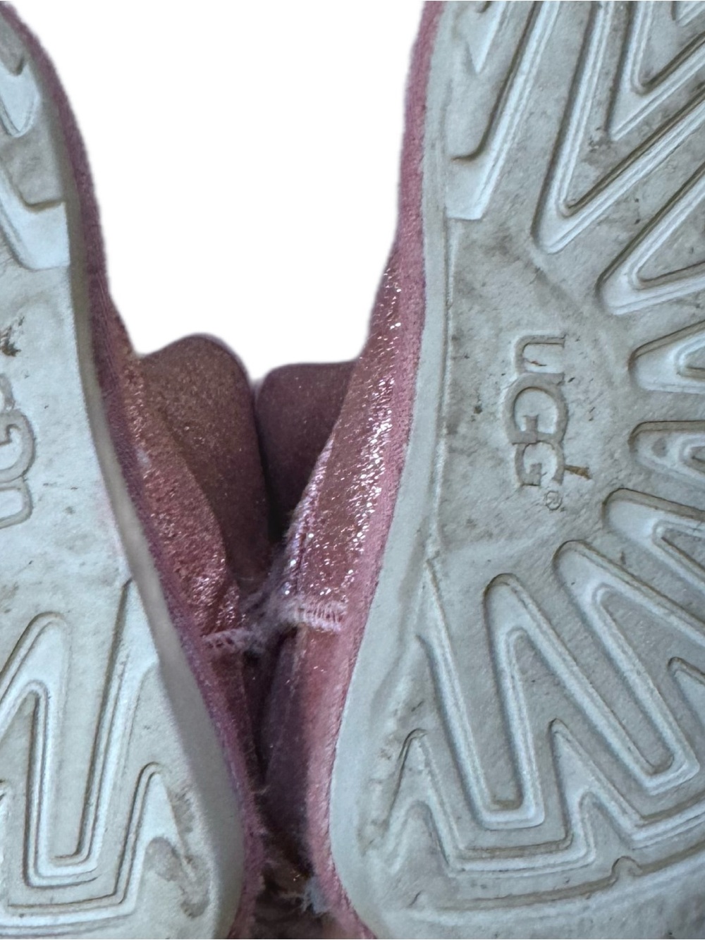 Pink Sparkly UGG Boots – Girls – Cute & Cozy - Picture 2 of 3